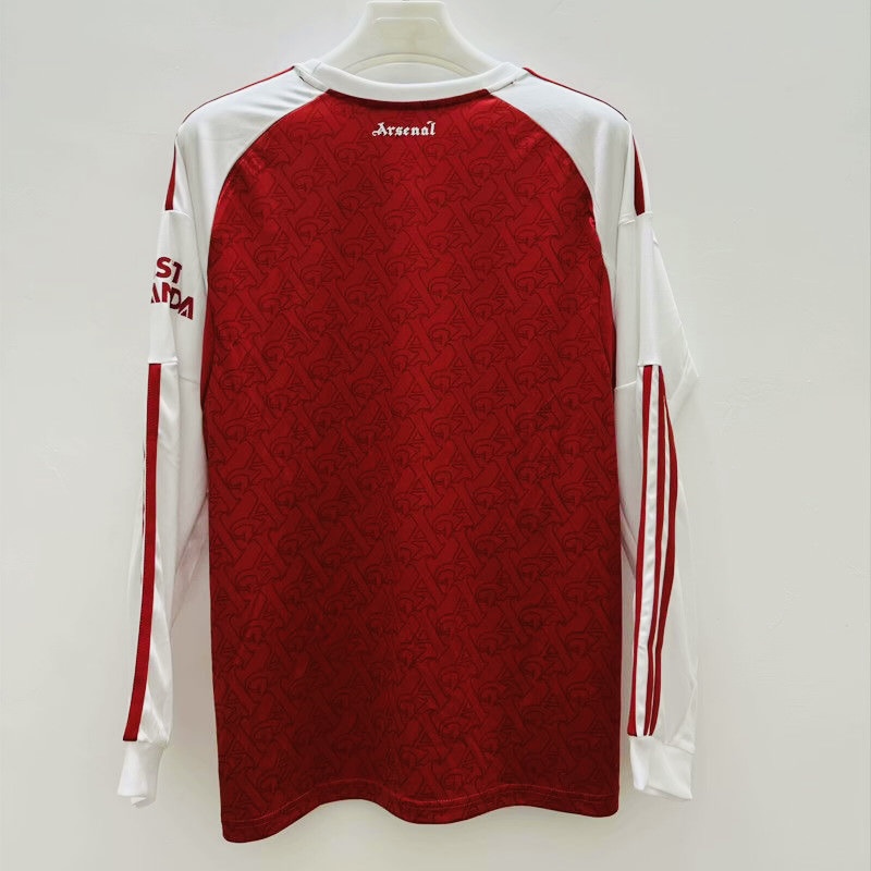 Arsenal Soccer Jersey Home Long Sleeve Custom Shirt 2025/26 - sinoshirt