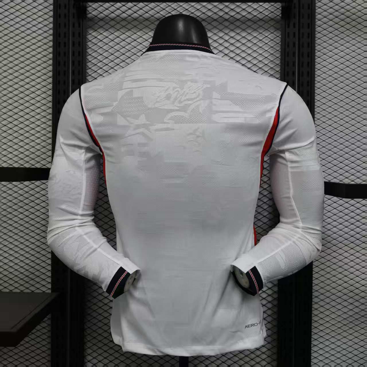 England Authentic Soccer Jersey Home Long Sleeve Shirt World Cup 2026 - sinoshirt