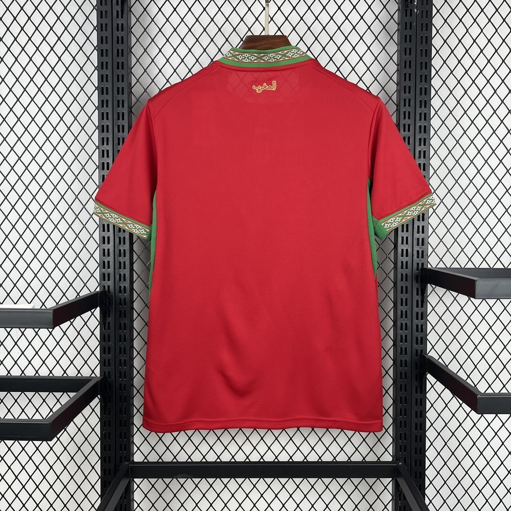 Morocco Soccer Jersey Home Custom Shirt 2026-27 World Cup - sinoshirt