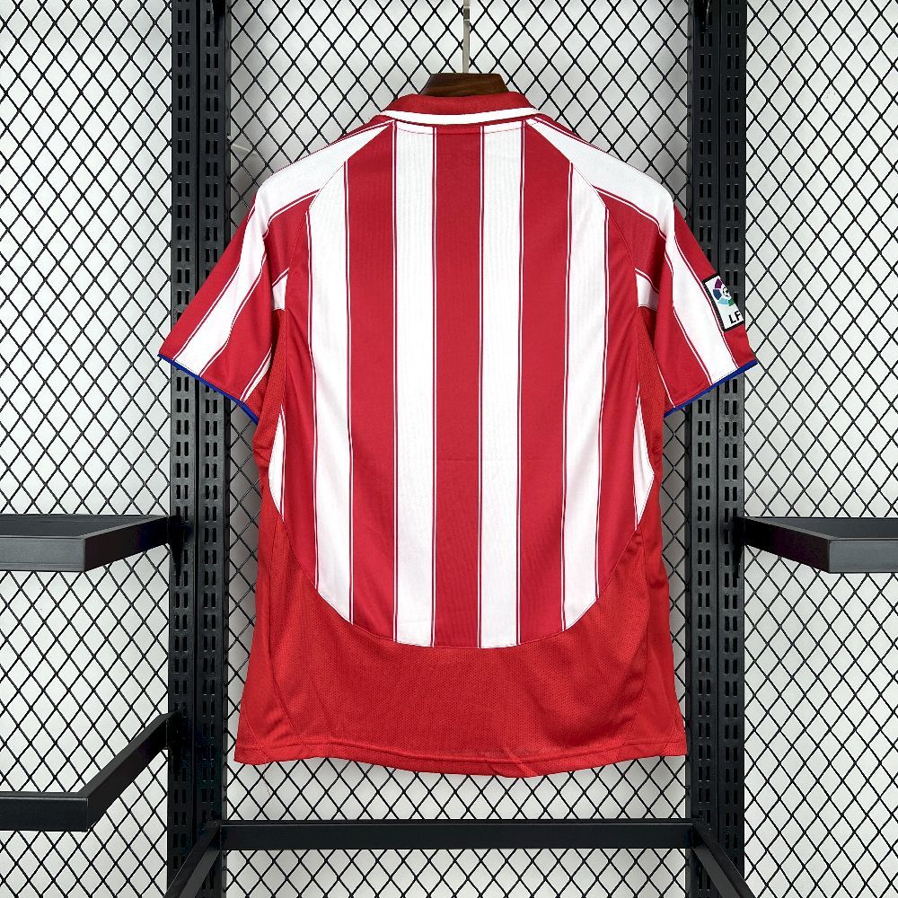Atletico Madrid Retro Soccer Jersey Home Shirt 2003-04 - sinoshirt