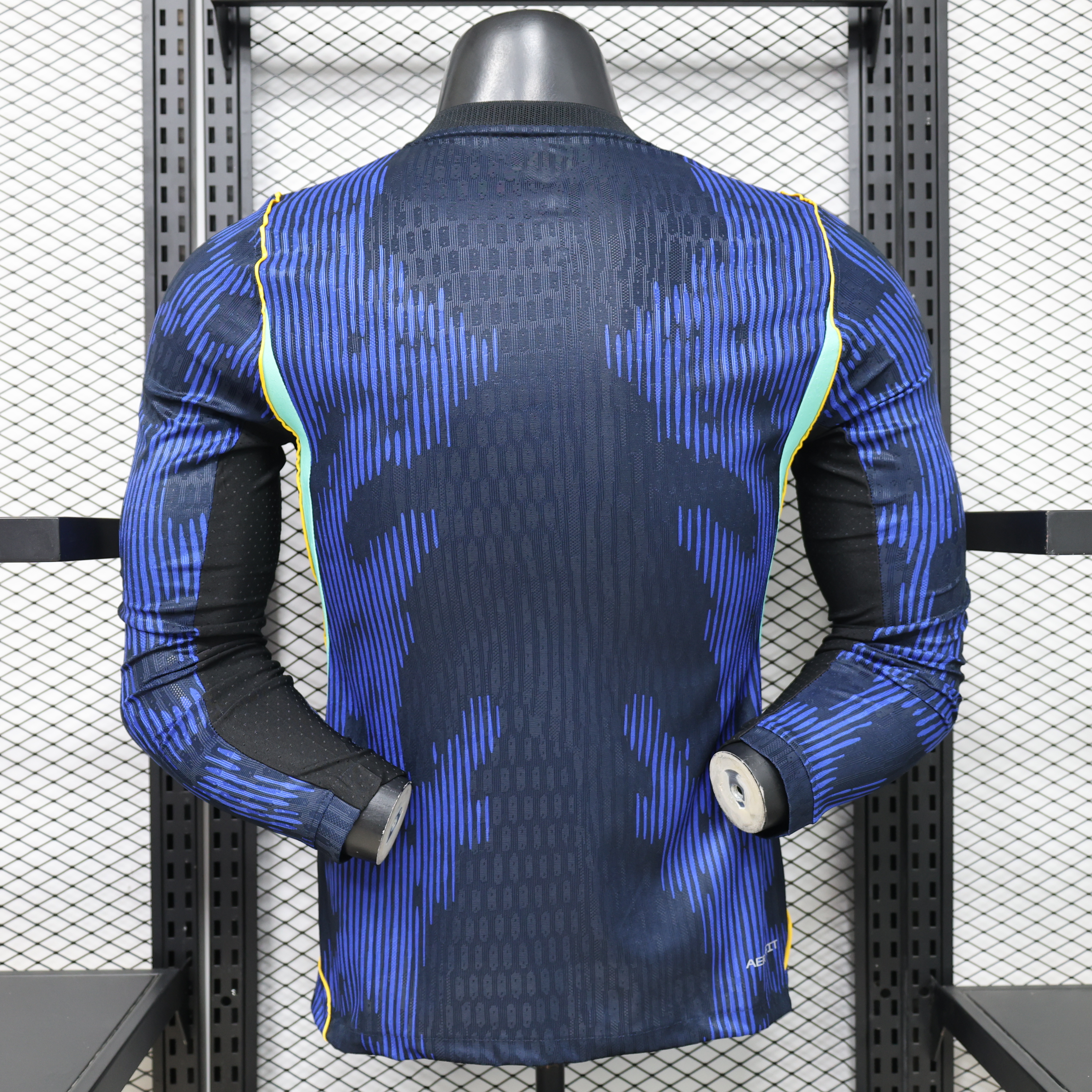 Brazil Authentic Soccer Jersey Away Long Sleeve Shirt World Cup 2026 - sinoshirt