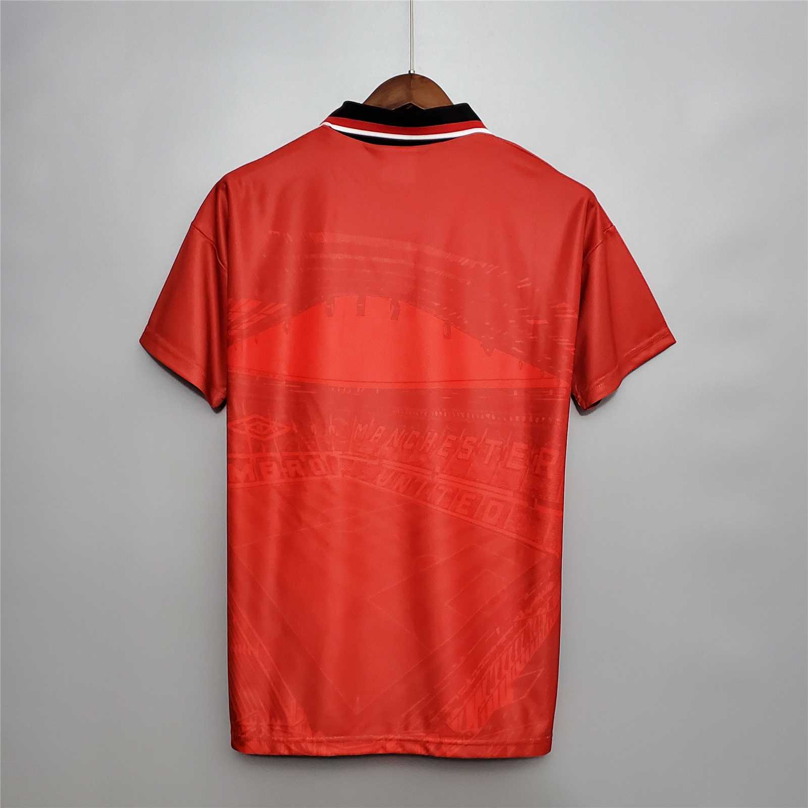 Manchester United Retro Home Football Jersey Shirt 1994/96 - sinoshirt