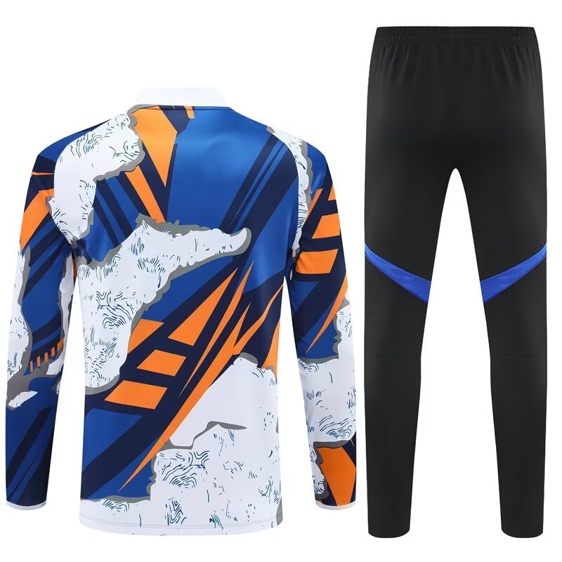 Kids Real Madrid Training Kit (Sweatshirt+Pants) Colorful 2025/26 - sinoshirt
