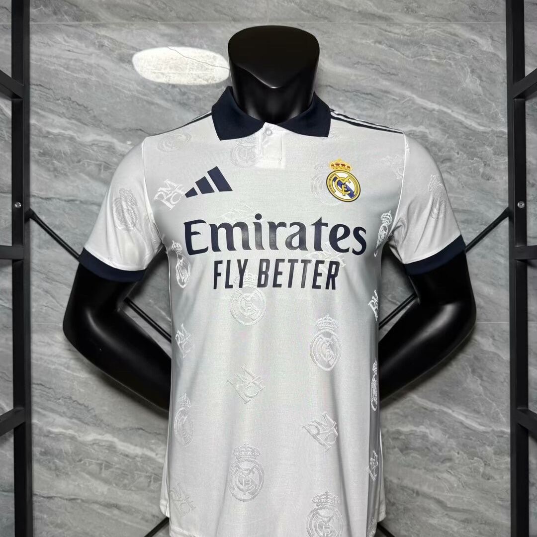 Real Madrid Authentic Football Jersey White Polo Special Edition Shirt 2025/26 - sinoshirt