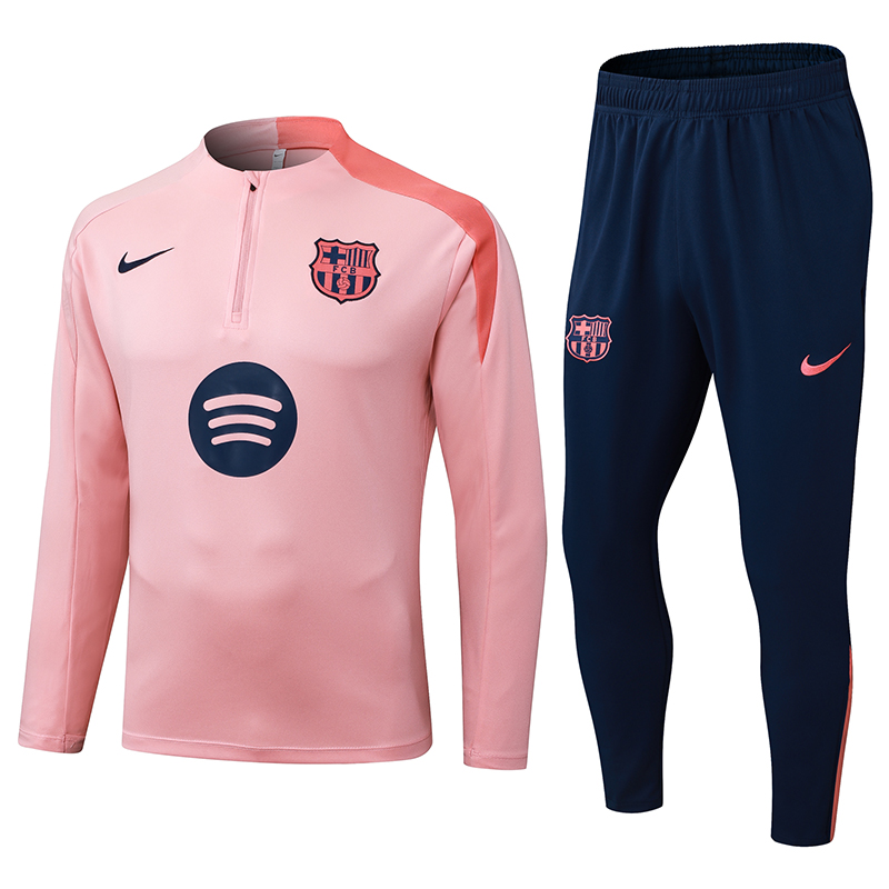Barcelona Training Kit (Sweatshirt+Pants) Pink 2025/26 - sinoshirt