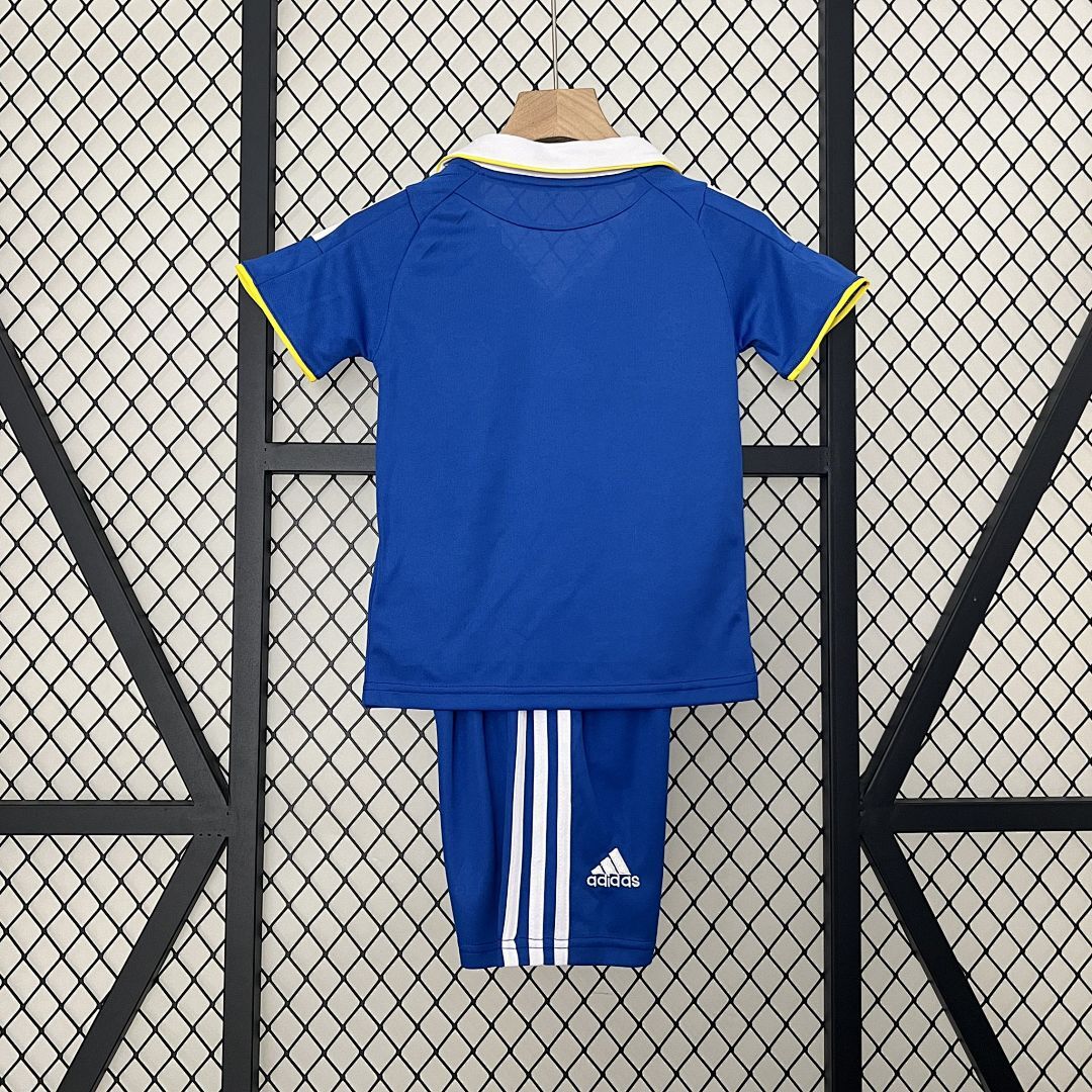 Chelsea Retro Football Jersey Home Champions League Kids Kit Jersey+Shorts 08-09 - sinoshirt