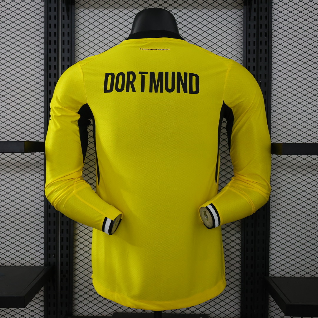 Borussia Dortmund Authentic Home Long Sleeve Football Shirt 2026/27 - sinoshirt