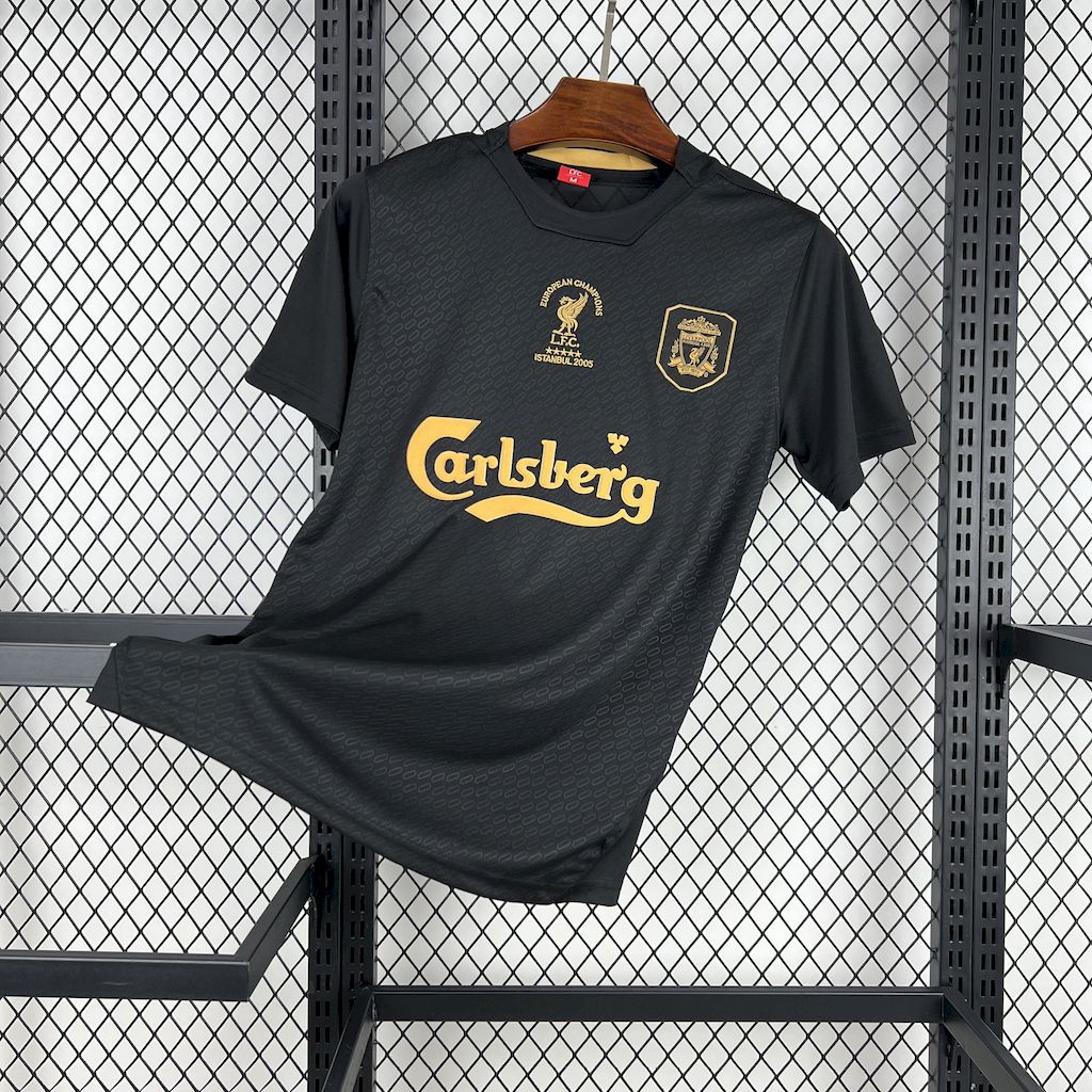 Liverpool Football Jersey 20th Anniversary Istanbul Black Custom Shirt 2025/26 - sinoshirt