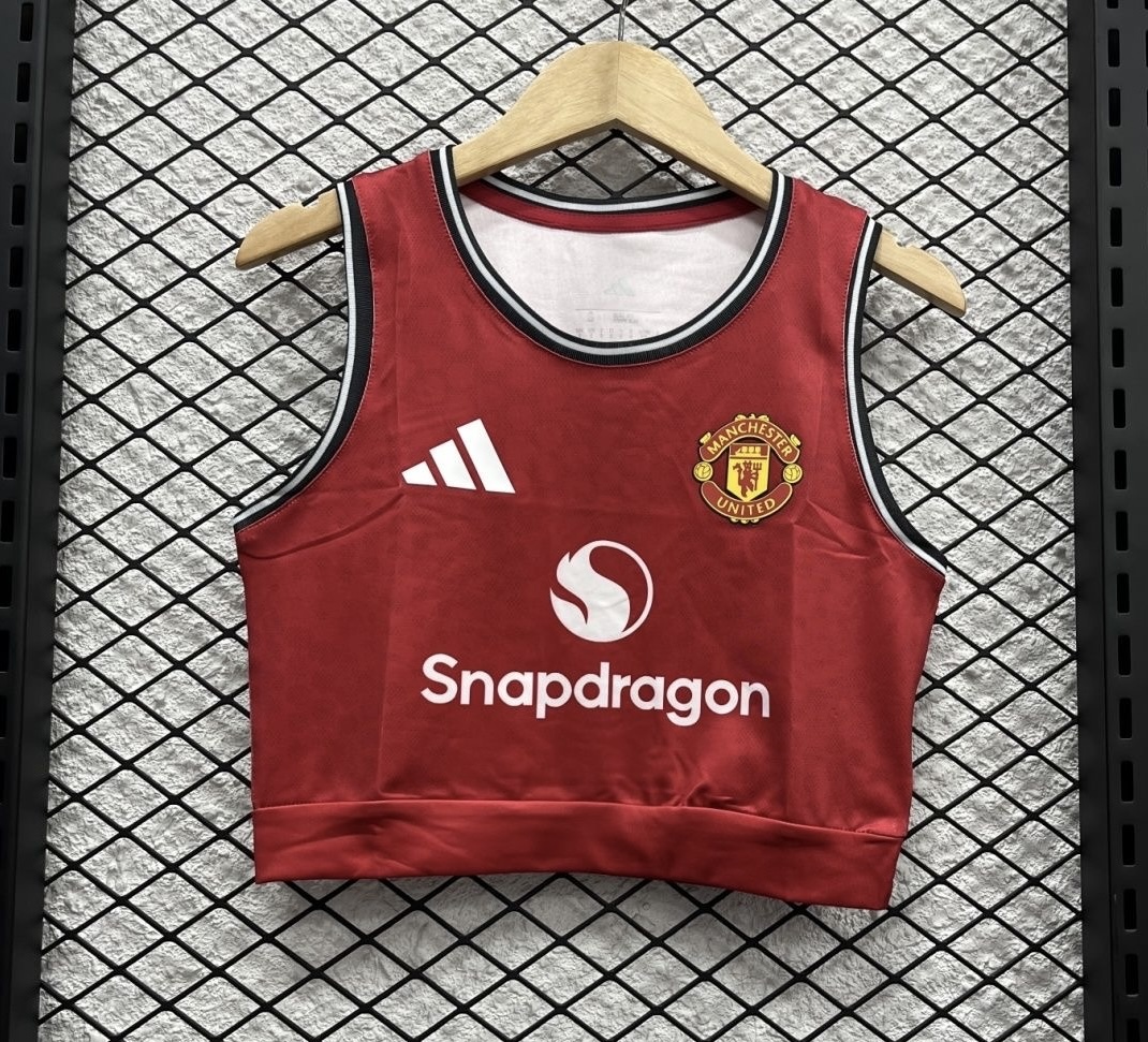 Manchester United Home Women's Vest 2025/26 - sinoshirt