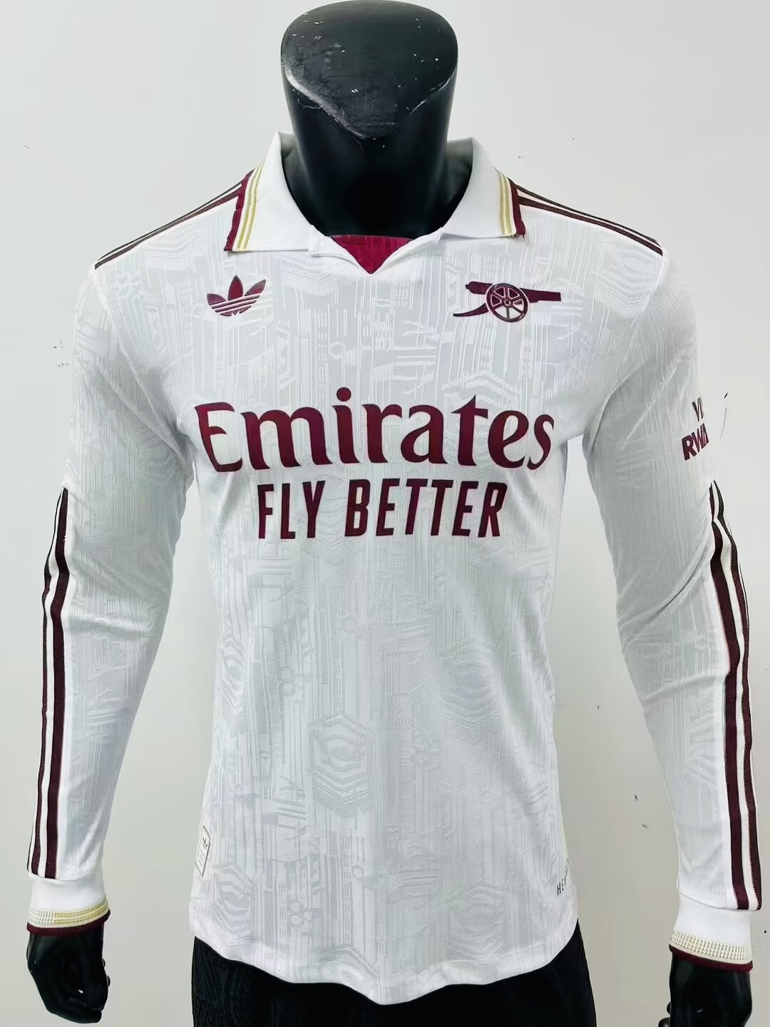Arsenal Authentic Soccer Jersey Third Away Long Sleeve Shirt 2025/26 - sinoshirt