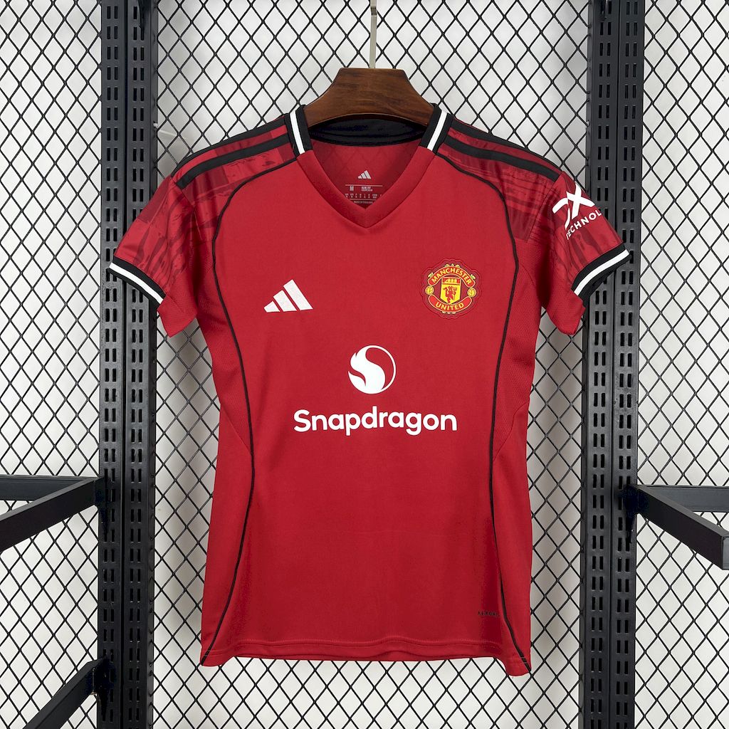 Manchester United Home Women's Football Jersey Shirt 2025/26 - sinoshirt