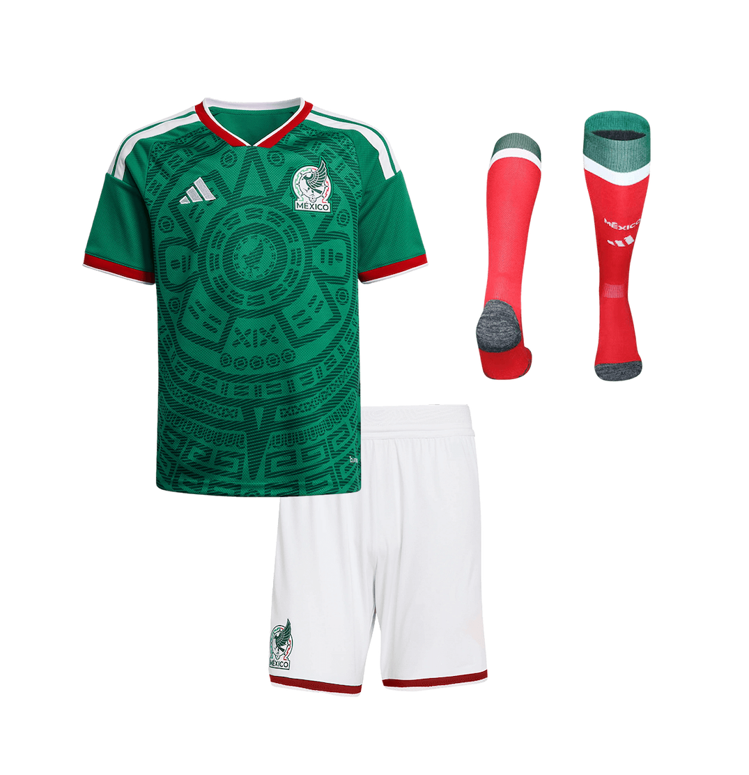Mexico Soccer Jersey Home Kids Full Kit World Cup 2026 - sinoshirt