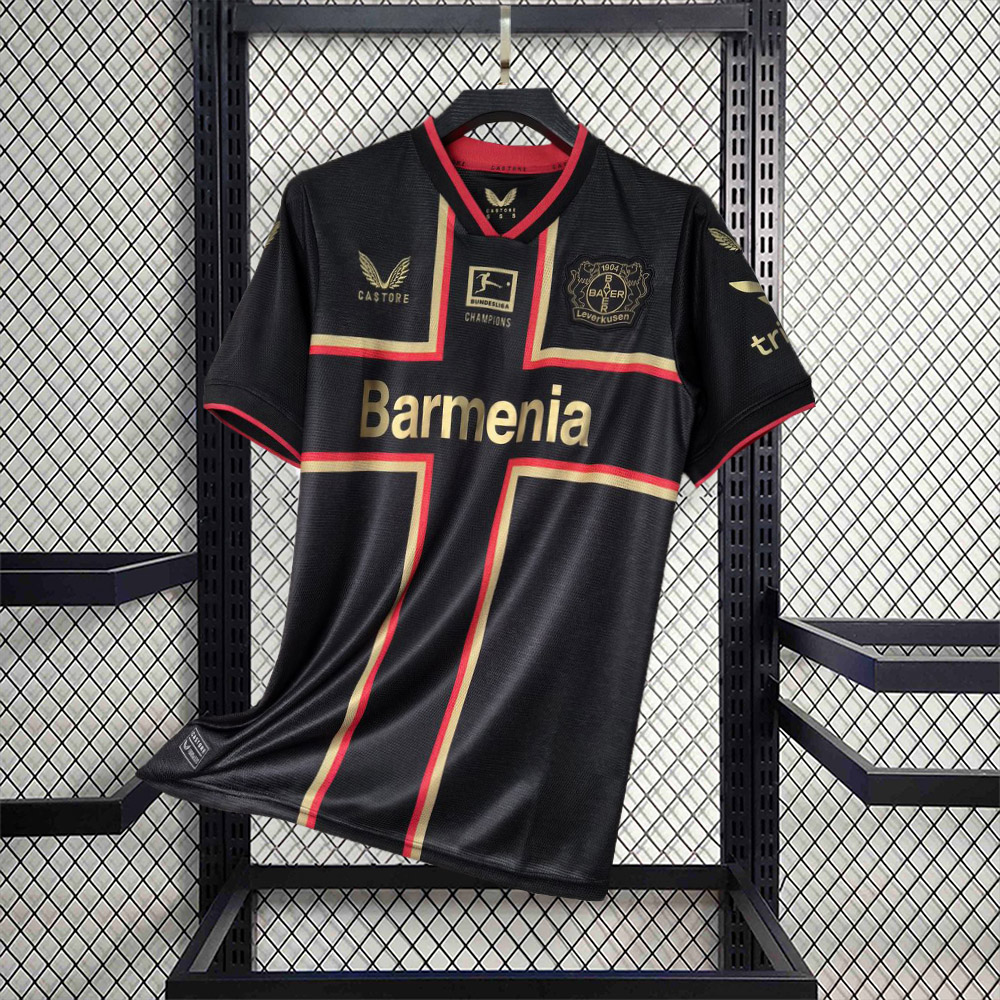 Bayer 04 Leverkusen Soccer Jersey Champions Special Edition Custom Shirt 2024/25 - sinoshirt