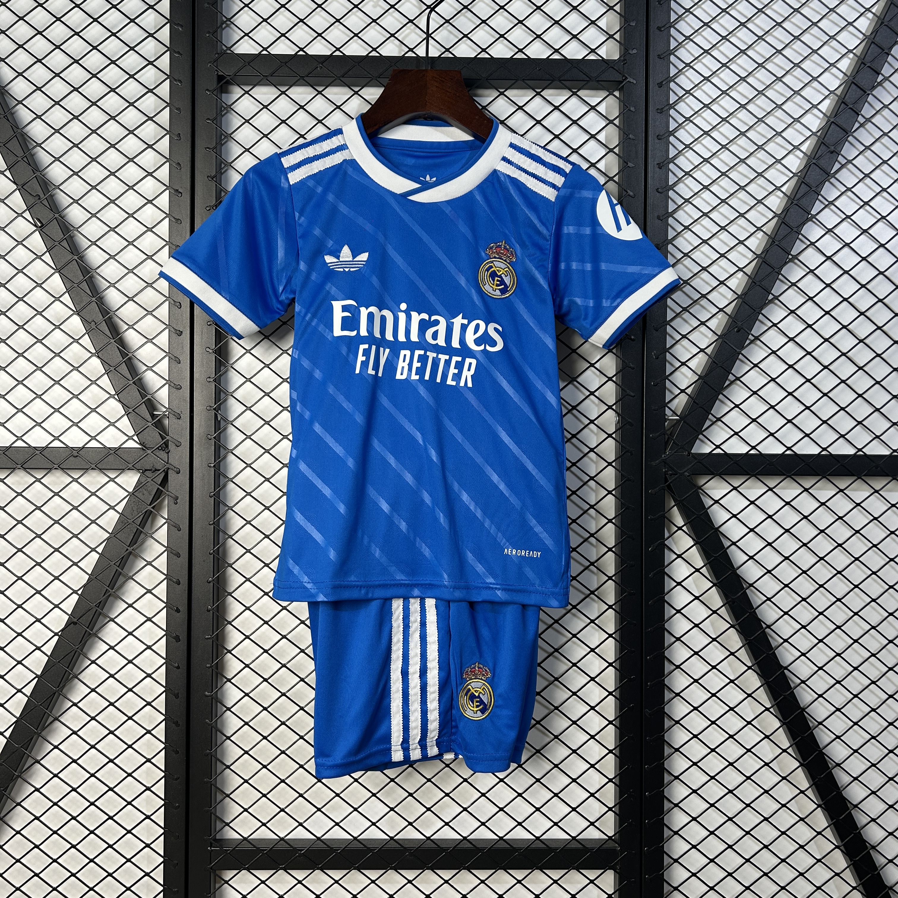 Real Madrid Soccer Jersey Third Away Kids Kit Jersey+Shorts 2025/26 - sinoshirt