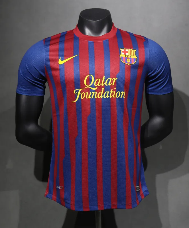 Authentic Barcelona Retro Jersey Home Soccer Shirt 2011-12 - sinoshirt