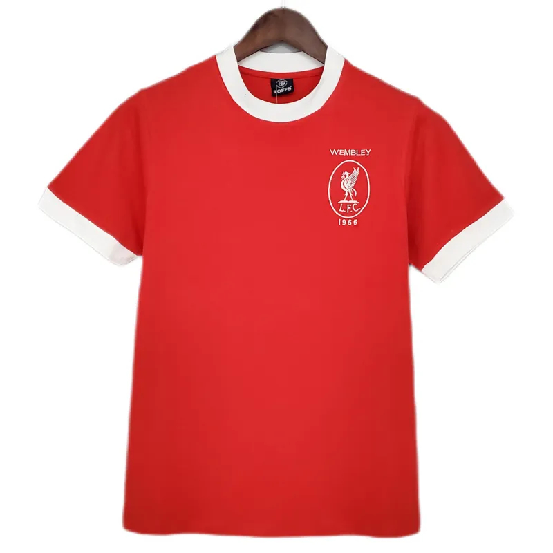 Liverpool Retro Football Jersey FA Cup Final Custom Shirt 1965 - sinoshirt