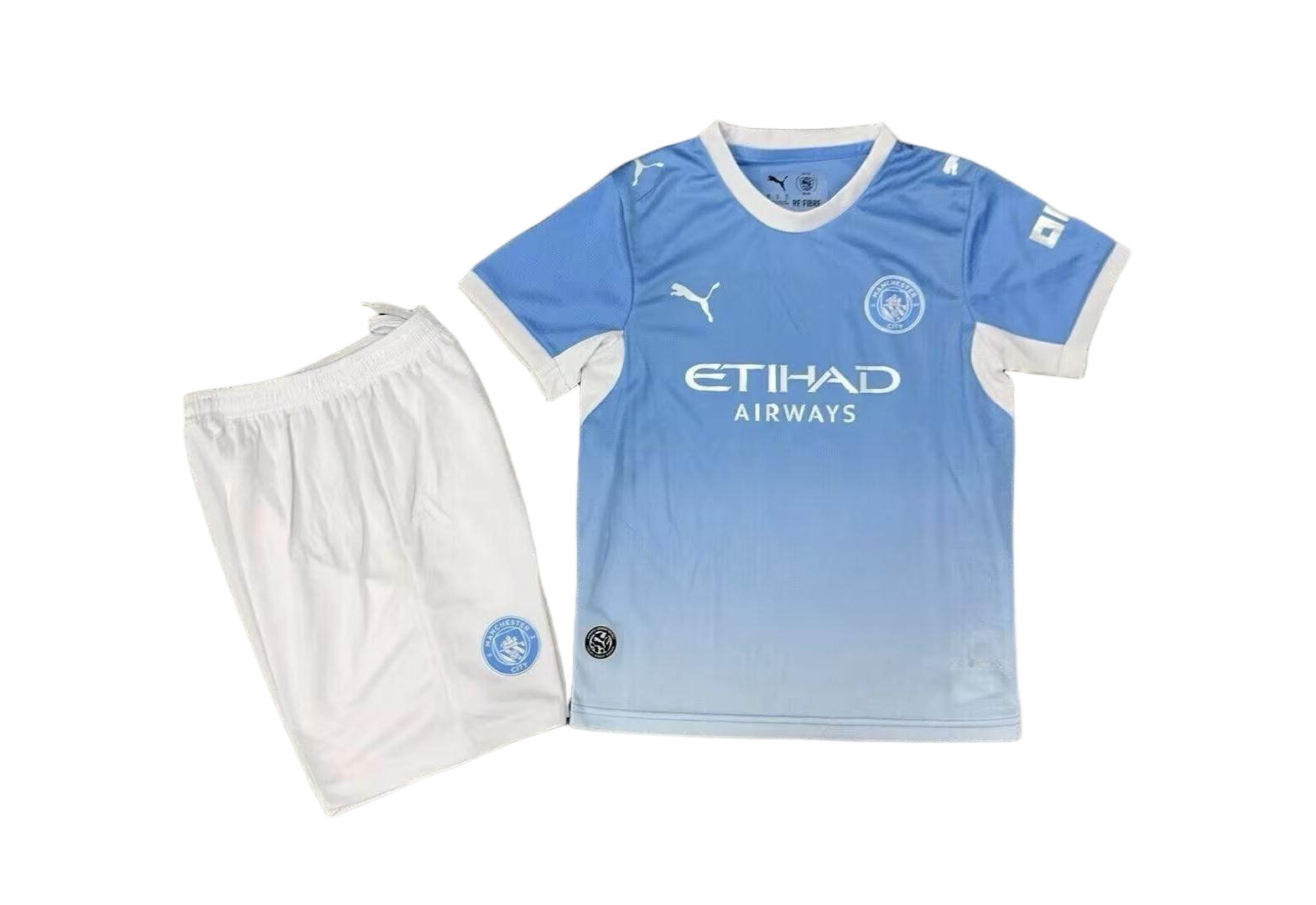 Manchester City Home Kids Kit Jersey+Shorts 2026/27 - sinoshirt