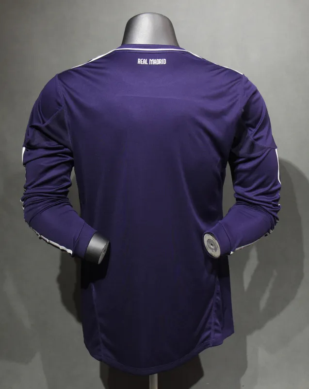Real Madrid Authentic Retro Jersey Third Away Long Sleeve Soccer Shirt 2010/11 - sinoshirt
