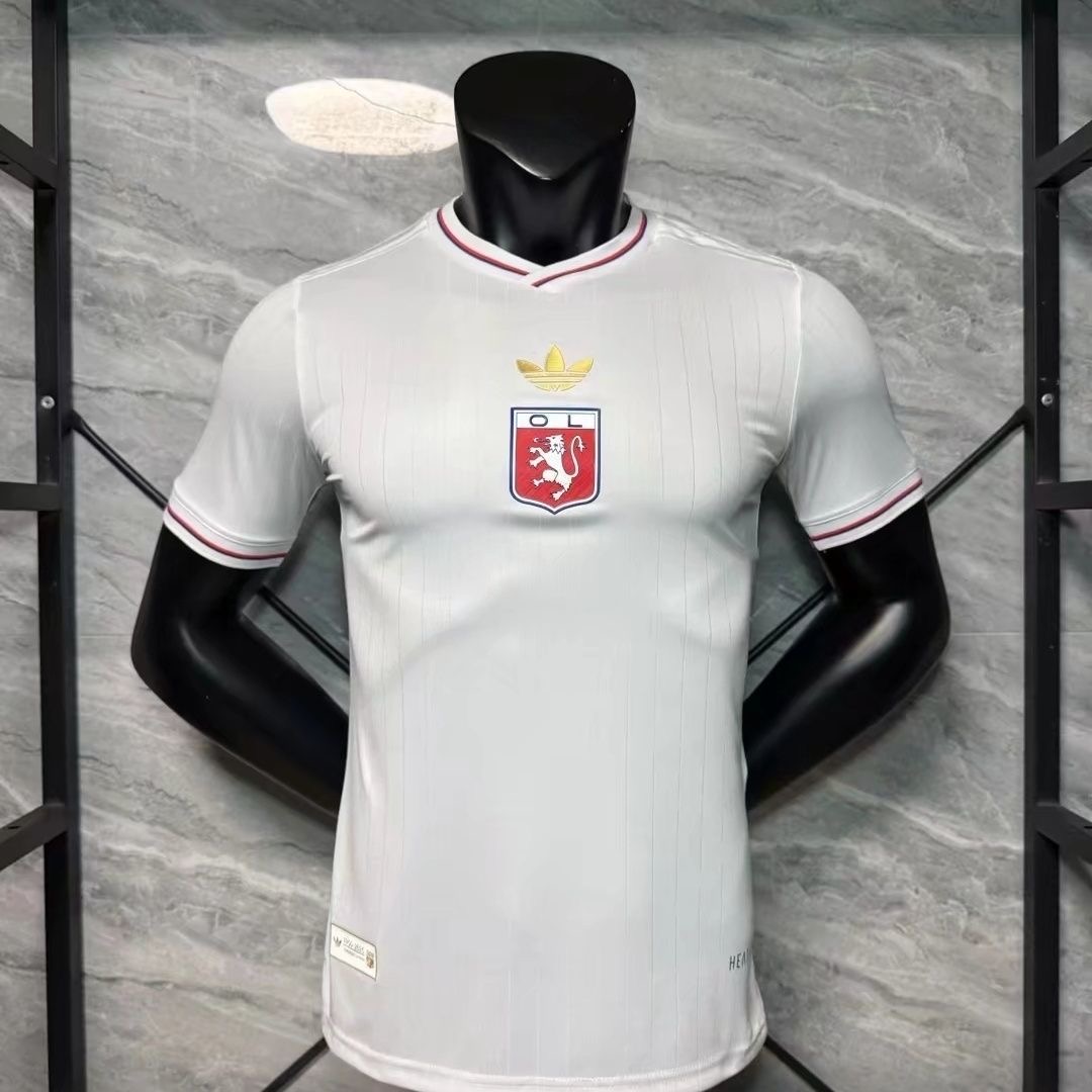 Olympique Lyonnais Authentic Soccer Jersey 75th Anniversary Shirt 2025-26 - sinoshirt