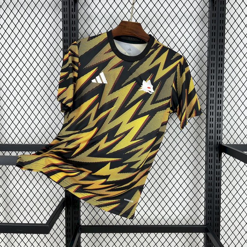 Roma Soccer Jersey Pre-Match Custom Shirt 2025/26 - sinoshirt