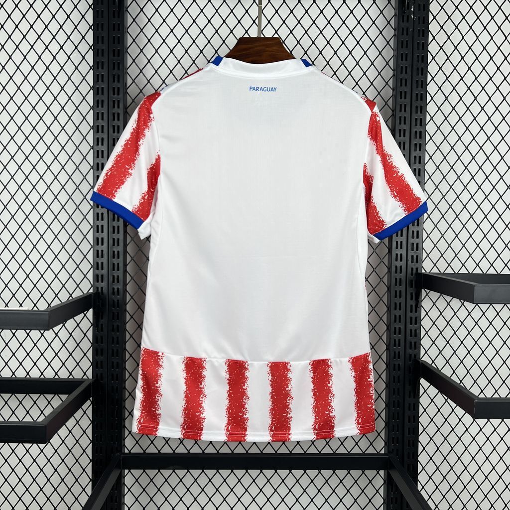 Paraguay Soccer Jersey Home Custom Shirt World Cup 2026 - sinoshirt