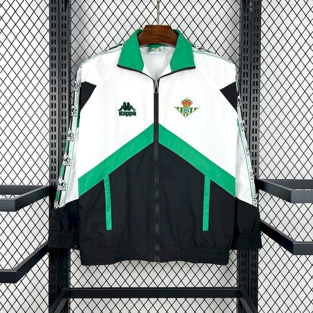 Real Betis Retro Windbreaker Jacket Green 2025/26 - sinoshirt