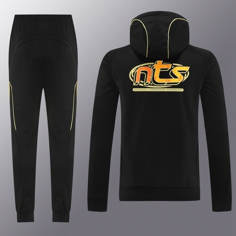 Arsenal UPB Hoodie Training Kit (Sweatshirt+Pants) Black 2025/26 - sinoshirt