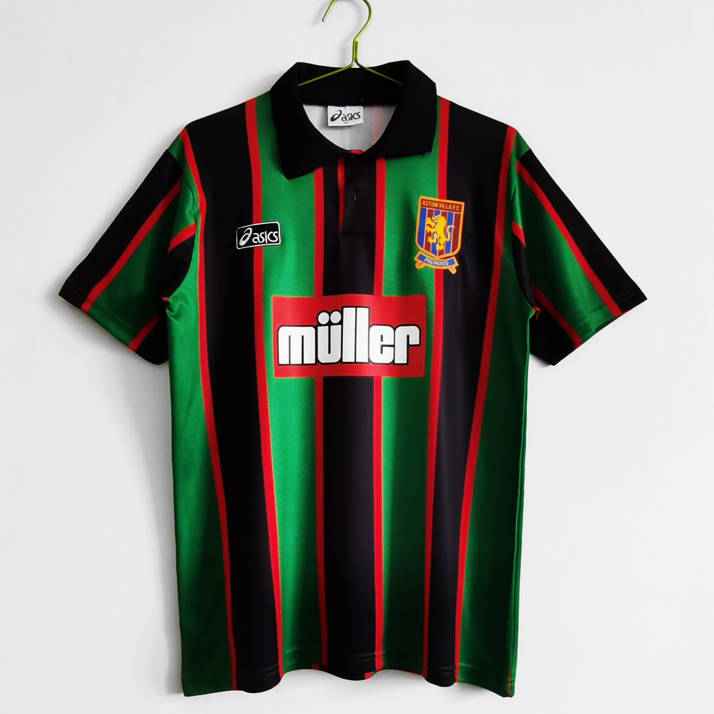 Aston Villa Retro Football Jersey Away Custom Shirt 1993-95 - sinoshirt