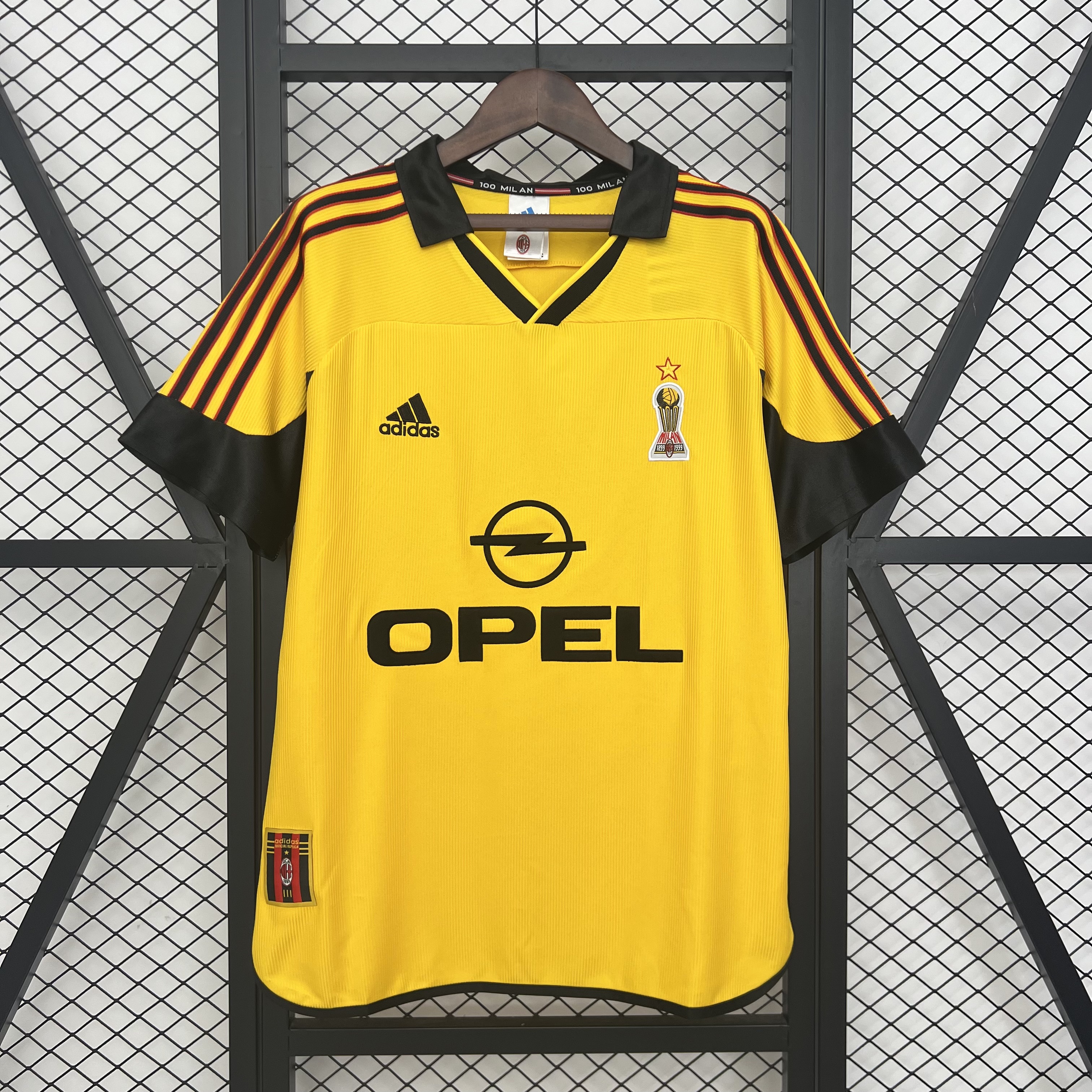 AC Milan Retro Soccer Jersey Away Custom Shirt 1999/00 - sinoshirt