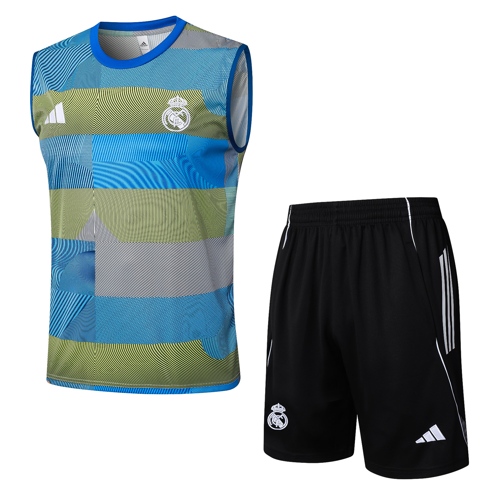 Real Madrid Sleeveless Training Kit Green 2025/26 - sinoshirt