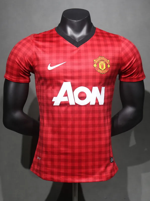 Manchester United Authentic Retro Home Football Jersey Shirt 2012/13 - sinoshirt