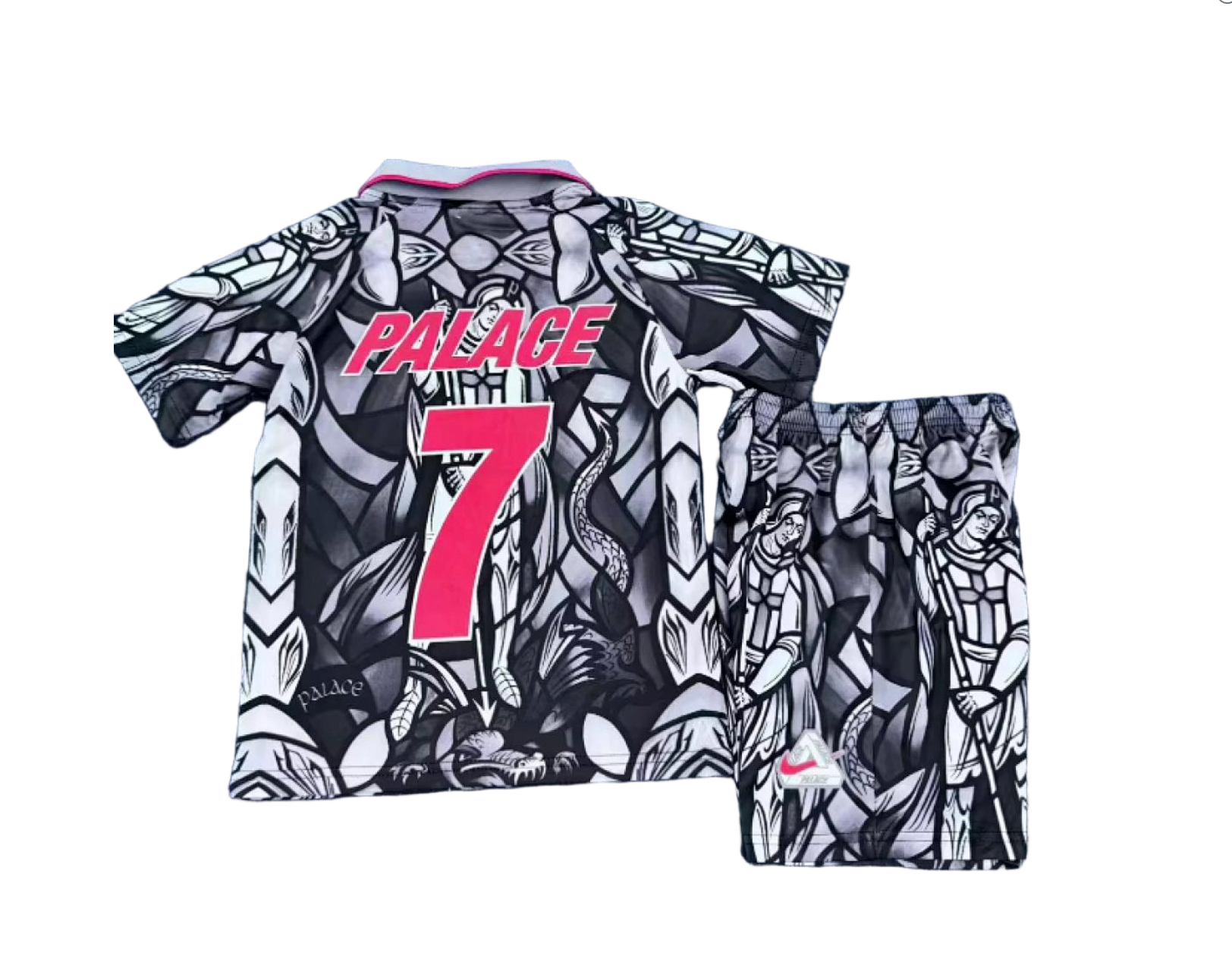 Palace #7 England Football Jersey x Palace Pre-match Kids Kit Jersey+Shorts World Cup 2026 - sinoshirt