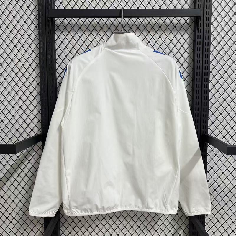 Real Madrid Windbreaker Jacket White 2025-26 - sinoshirt