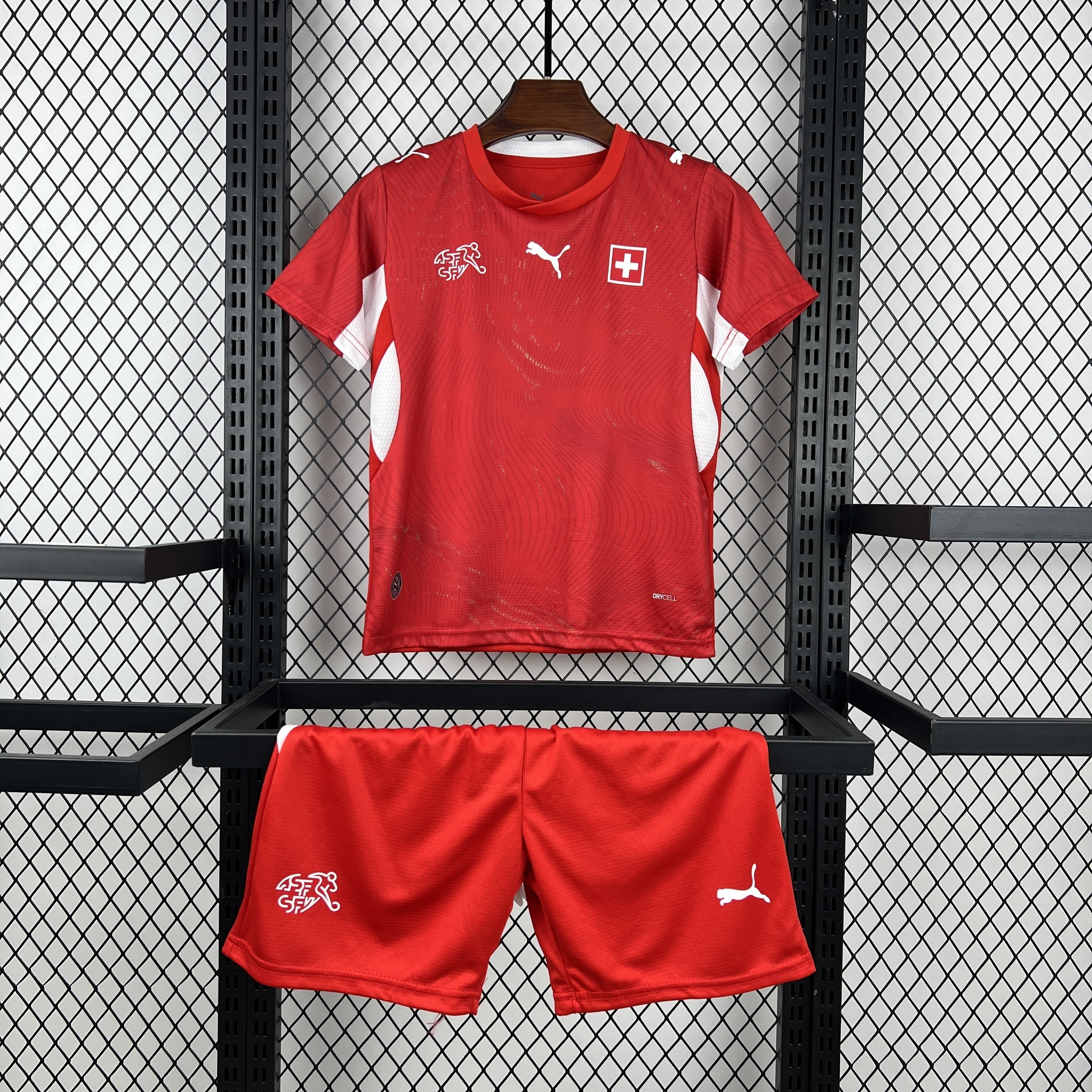 Switzerland Soccer Jersey Home Kids Kit Jersey+Shorts World Cup 2026 - sinoshirt