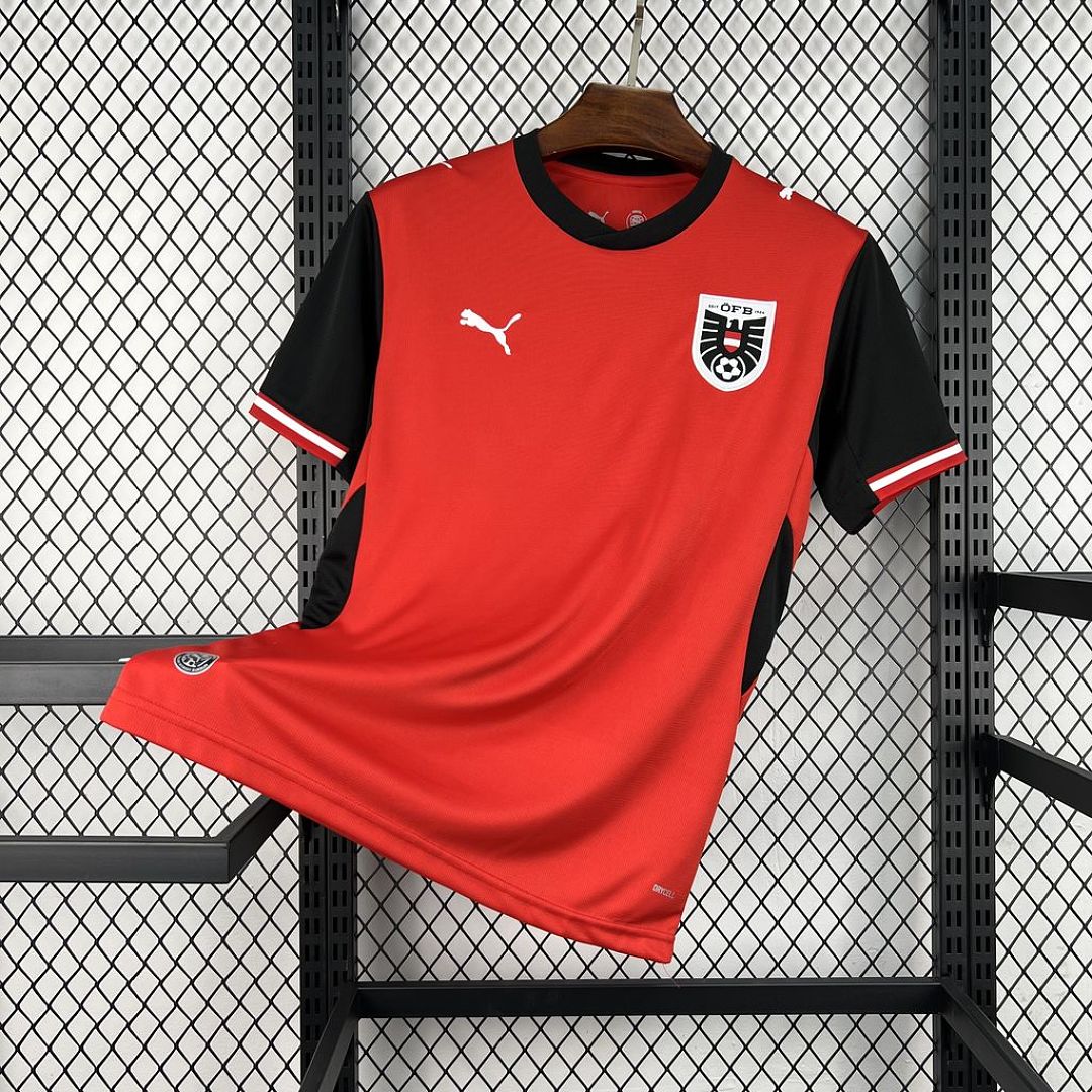 Austria Soccer Jersey Home Custom Shirt World Cup 2026 - sinoshirt