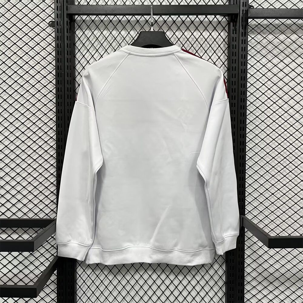 Bayern Munich Training Kit Causal Sweatshirt White 2025/26 - sinoshirt