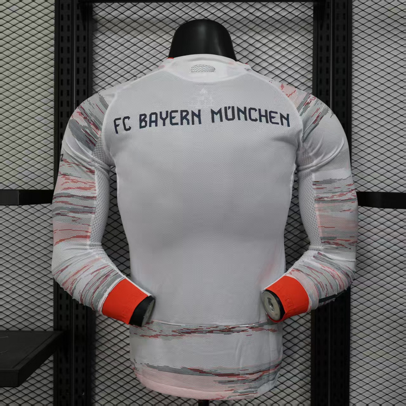 Authentic Bayern Munich Soccer Jersey Away Long Sleeve Shirt 2025/26 - sinoshirt