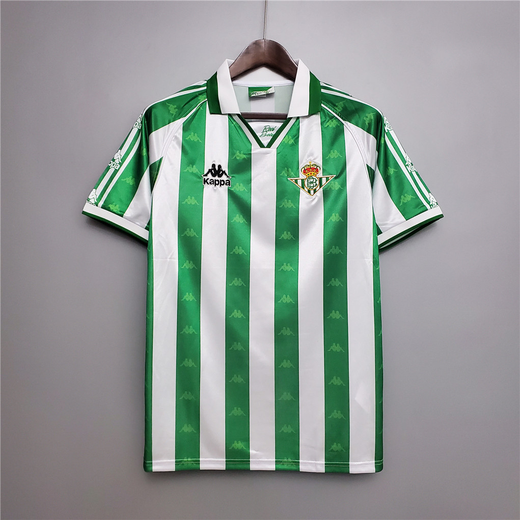 Real Betis Retro Jersey Home Soccer Shirt 1995/97 - sinoshirt