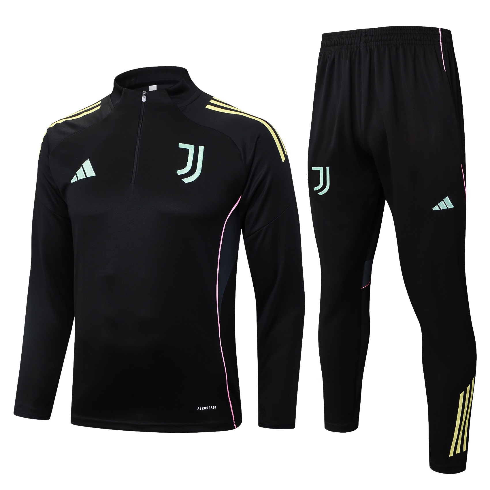 Juventus Training Kit (Sweatshirt+Pants) Black 2025/26 - sinoshirt