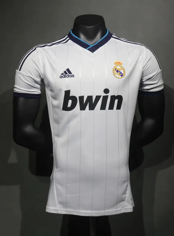 Real Madrid Authentic Retro Jersey Home Soccer Shirt 2012/13 - sinoshirt