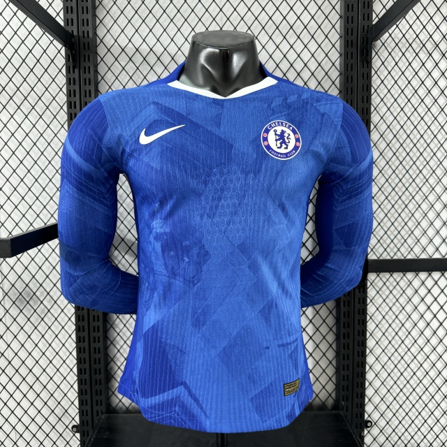 Chelsea Authentic Football Jersey Home Long Sleeve Shirt 2025/26 - sinoshirt