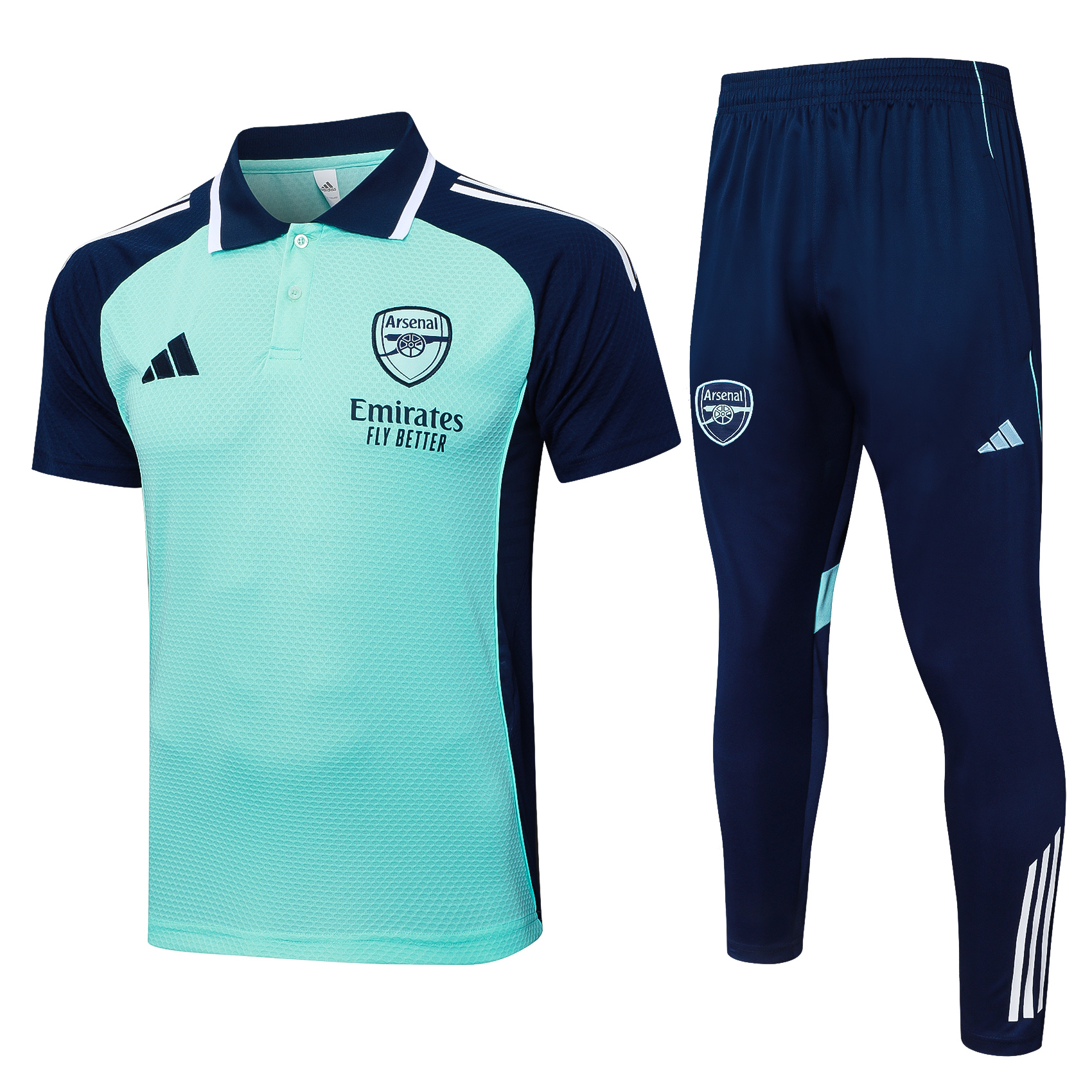 Arsenal Training Kit (Polo+Pants) Green 2025/26 - sinoshirt
