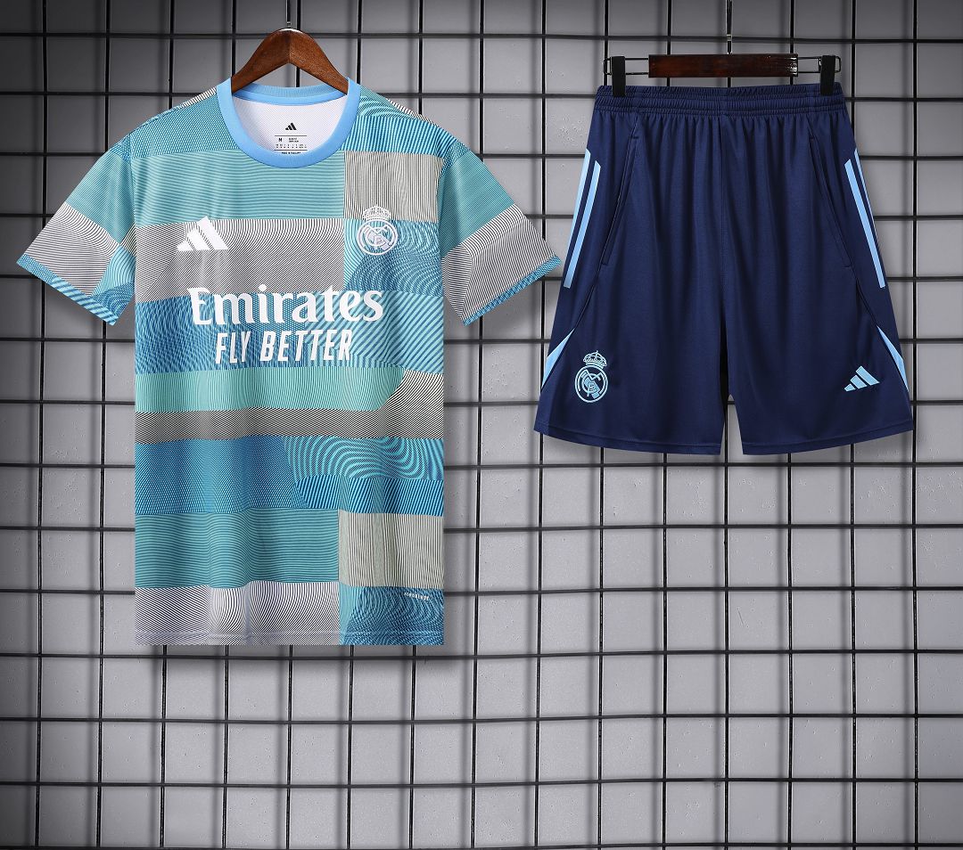 Real Madrid Training Jersey Kit Light Blue 2025/26 - sinoshirt