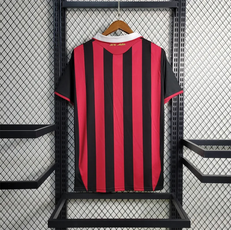 AC Milan Retro Soccer Jersey Home Custom Shirt 2009/10 - sinoshirt