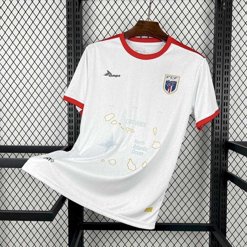 Cabo Verde Soccer Jersey Away Custom Shirt World Cup 2026 - sinoshirt