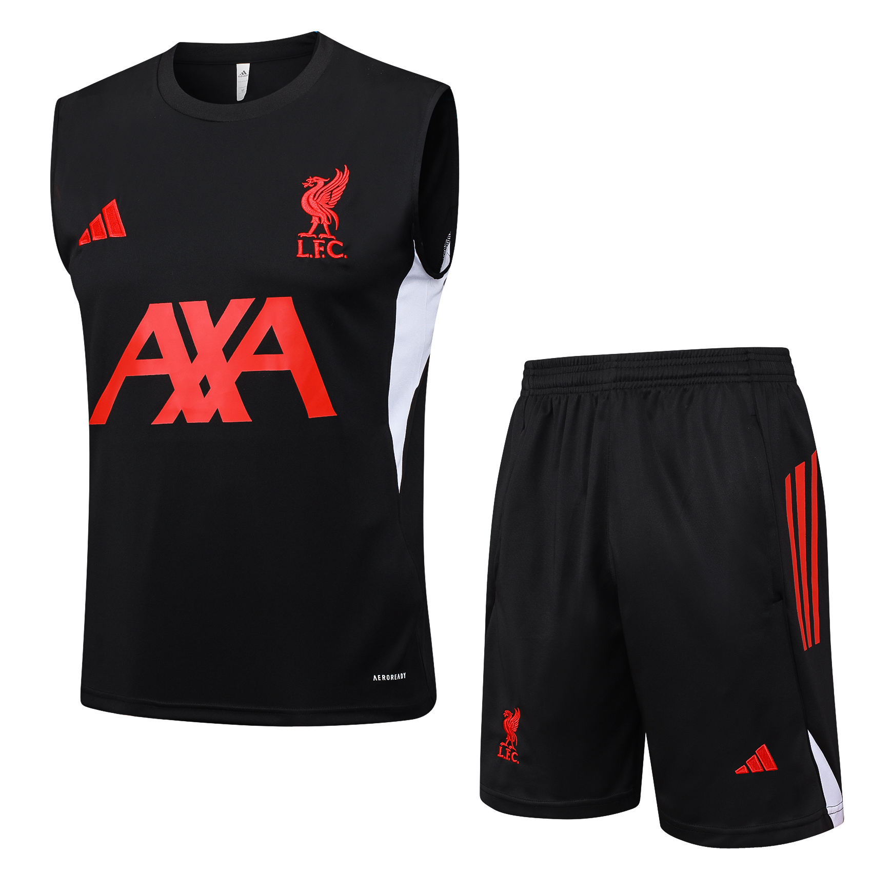 Liverpool Sleeveless Training Kit Black 2025/26 - sinoshirt