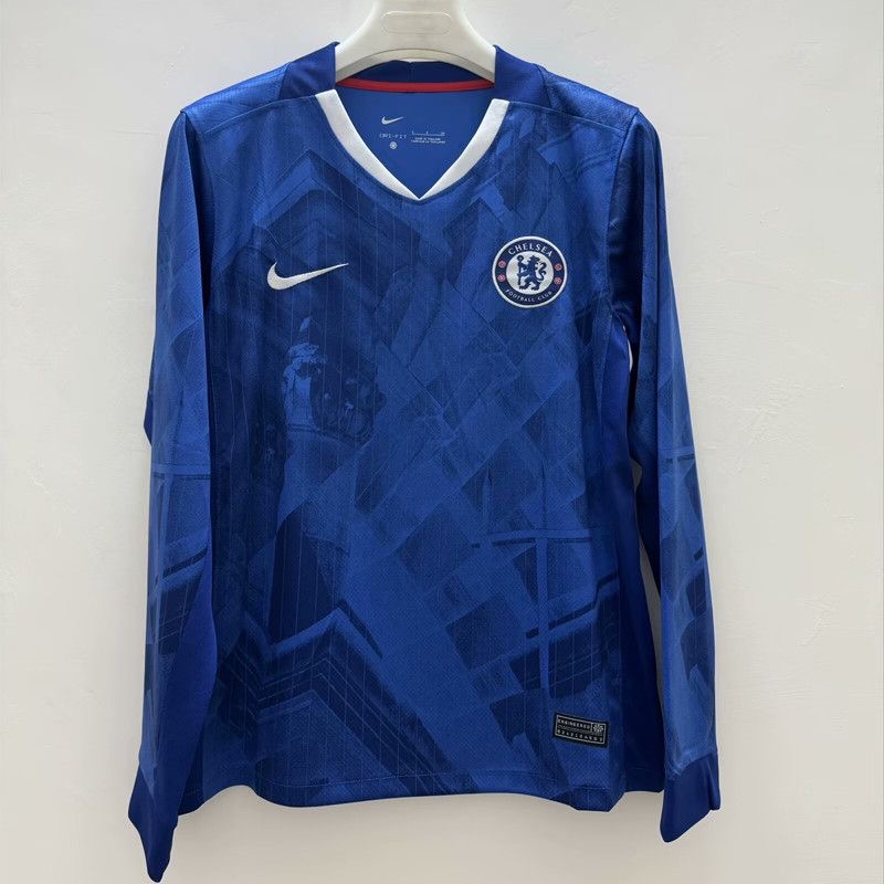 Chelsea Football Jersey Home Long Sleeve Custom Shirt 2025/26 - sinoshirt