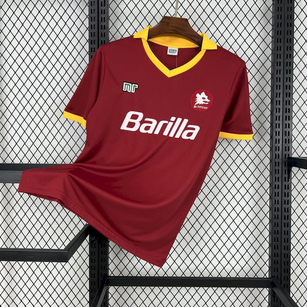 Roma Retro Soccer Jersey Home Custom Shirt 1989/90 - sinoshirt