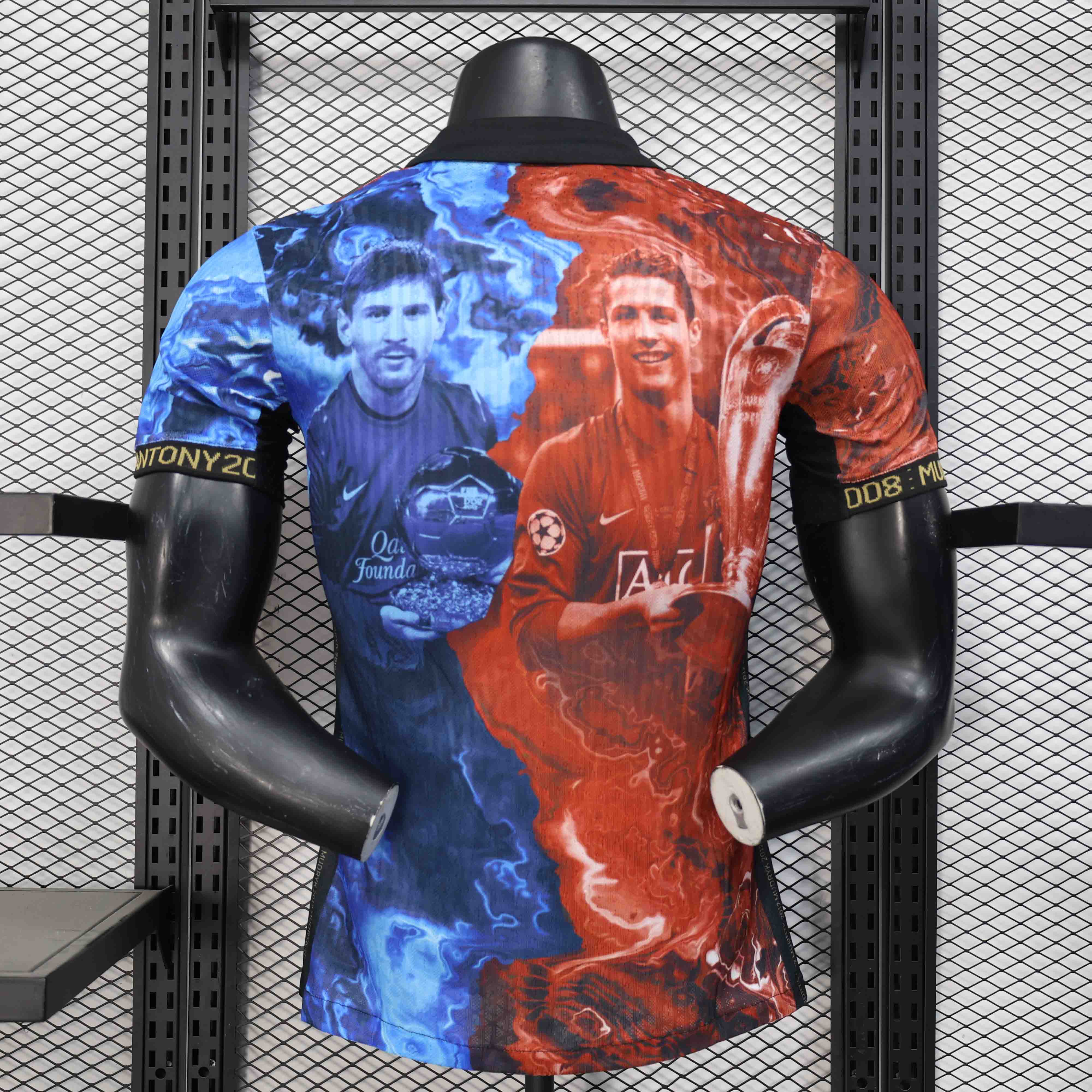 Manchester United Authentic Ronaldo x Messi Special Edition Football Jersey Shirt 2025/26 - sinoshirt