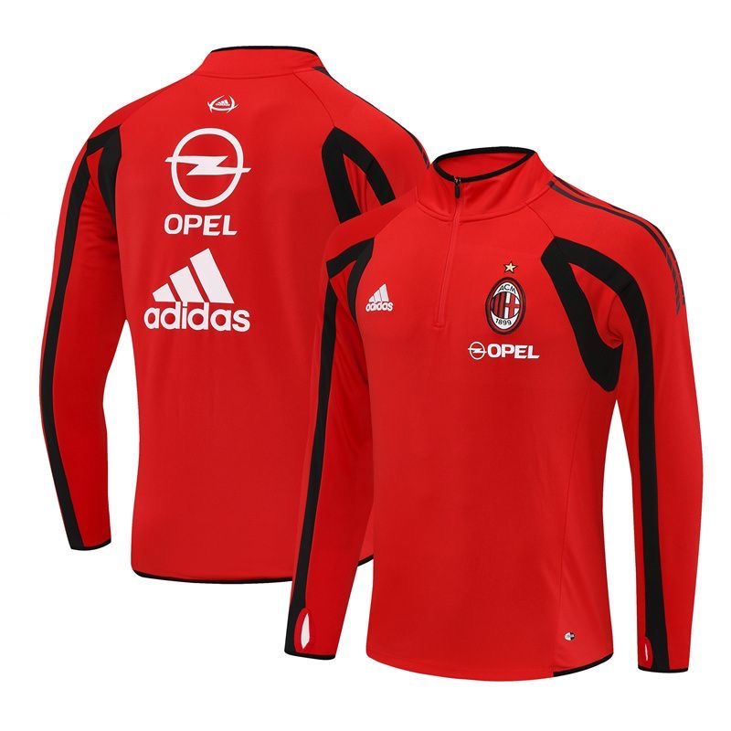 AC Milan Retro Training Kit Sweatshirt Red 2005/06 - sinoshirt